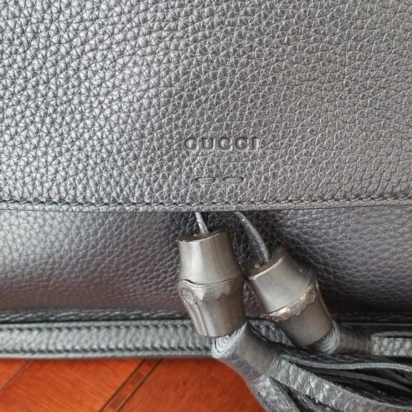 Gucci Black Leather Cross Body Bag - Picture 4 of 5